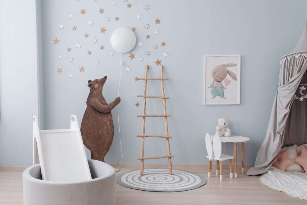 Photo of a Nursery with Decorations